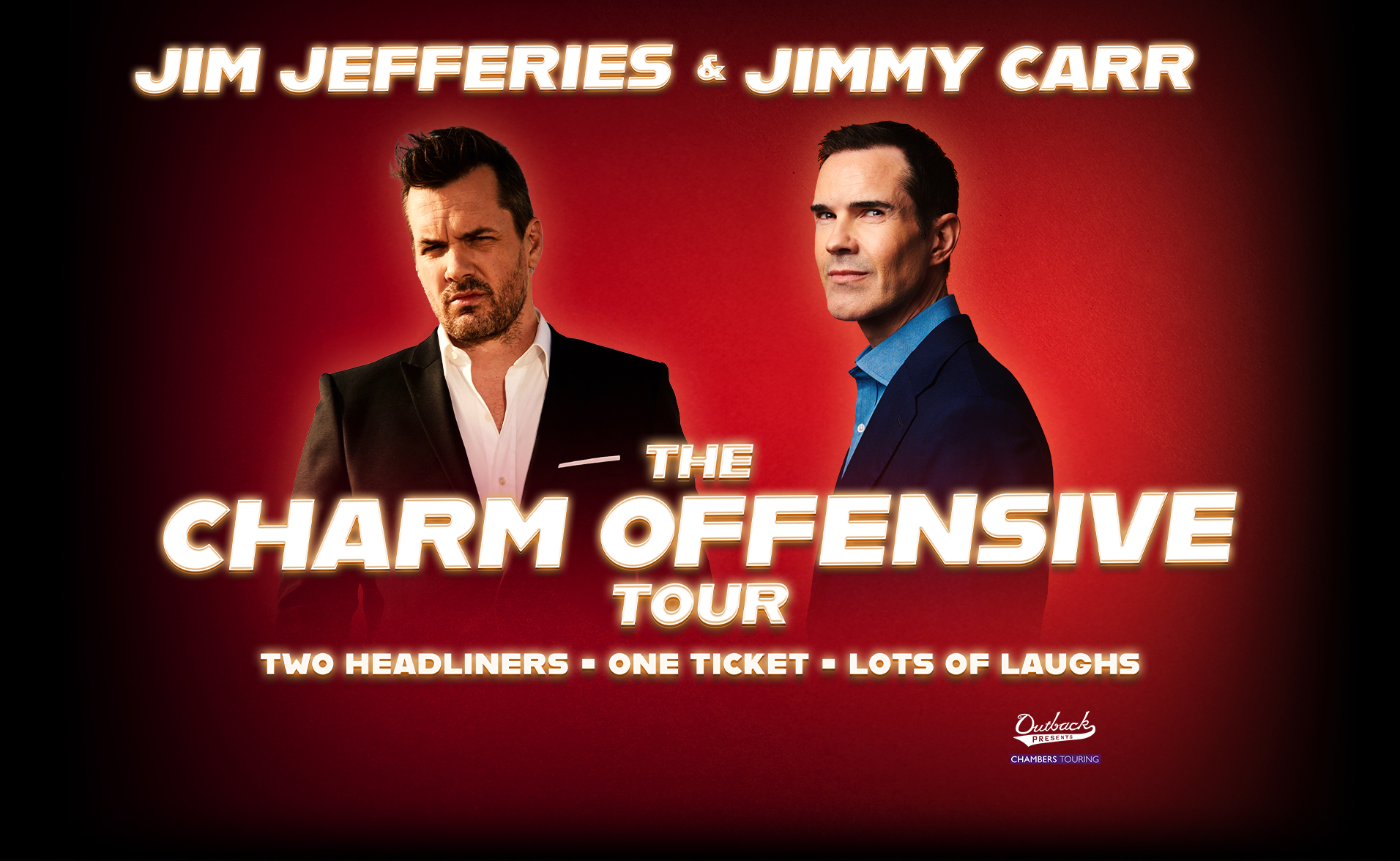 Scotiabank Saddledome - Jim Jefferies & Jimmy Carr - Charm Offensive