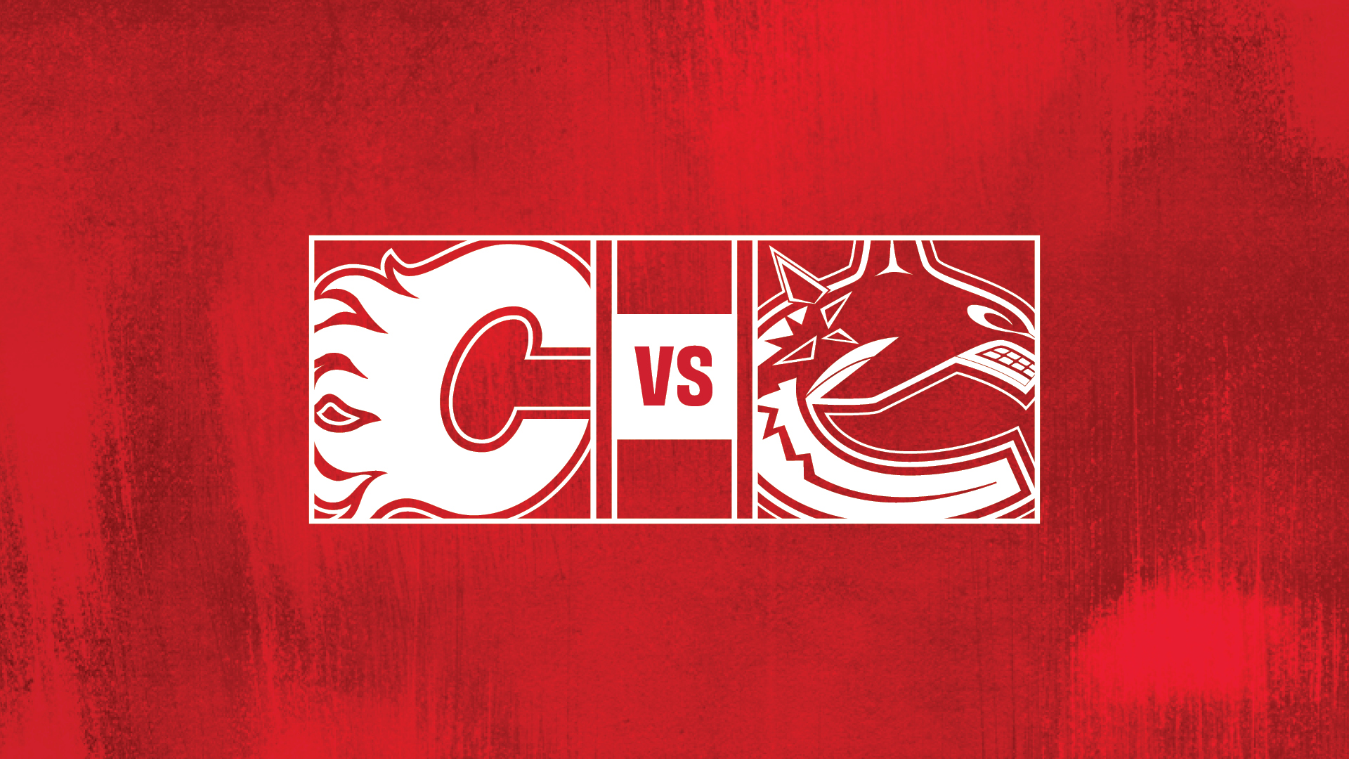 Scotiabank Saddledome - Calgary Flames Vs. Vancouver Canucks